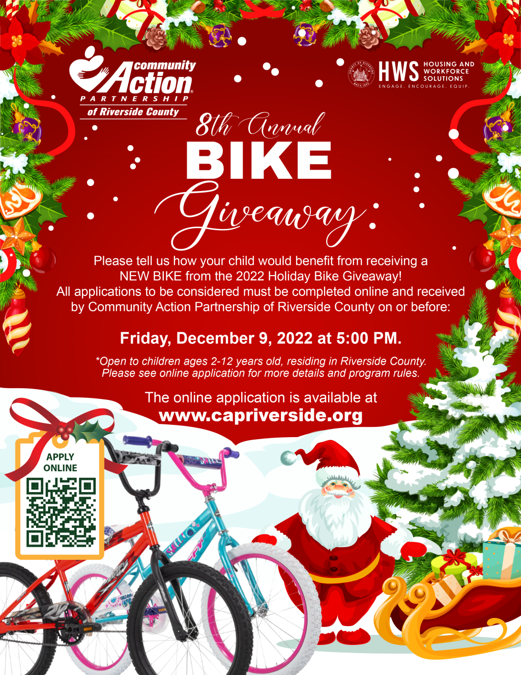 Bike Giveaway English