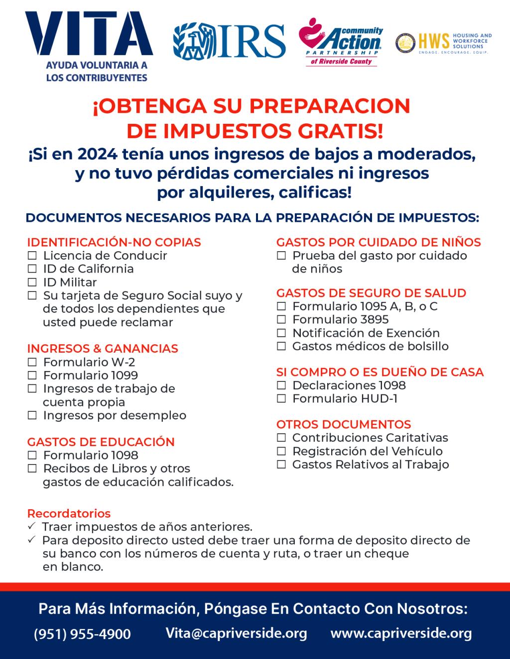 Free Tax Assistance