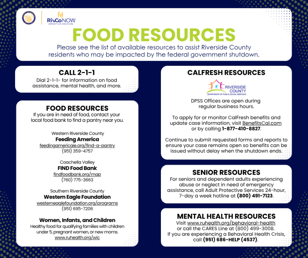 Riverside County Emergency Food Access
