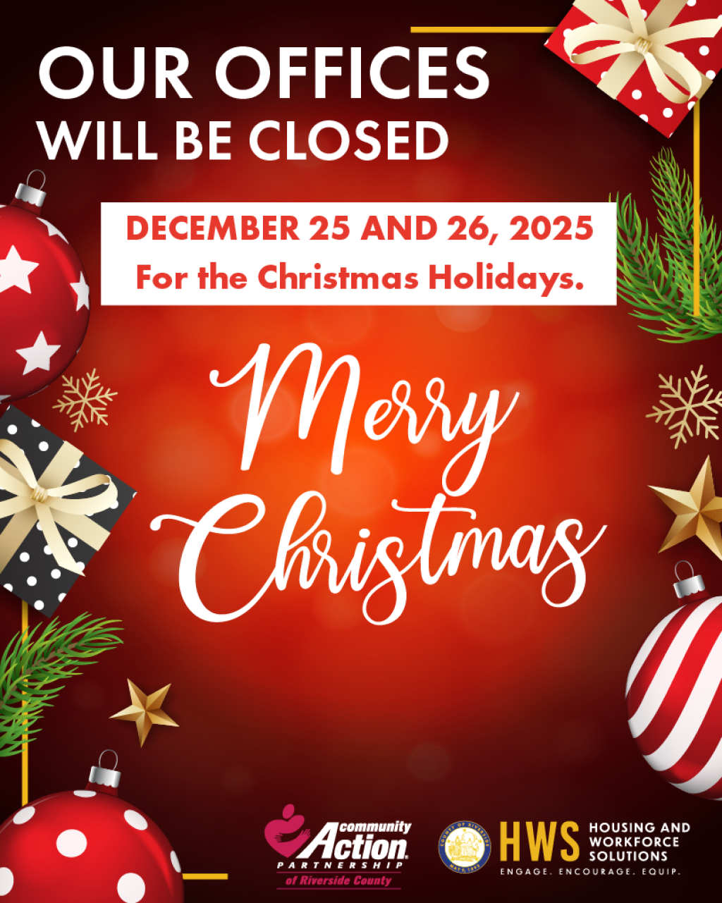 Christmas - Office Closed