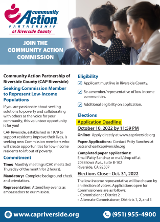 CAP Commission October Election