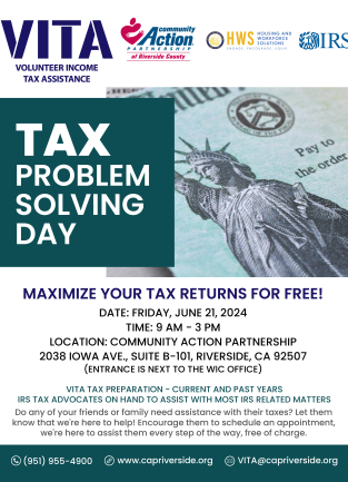 Tax Problem Solving Day